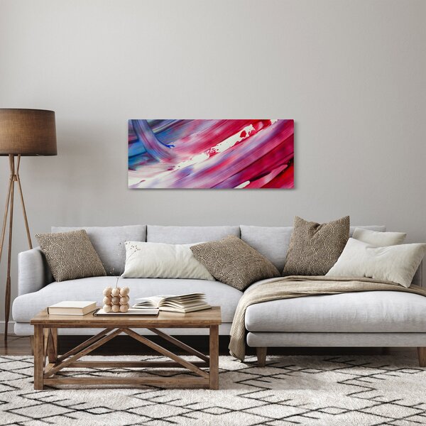 Slika - ružičasto-plava boja (120x50 cm)