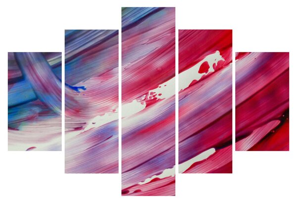 Slika - ružičasto-plava boja (150x105 cm)