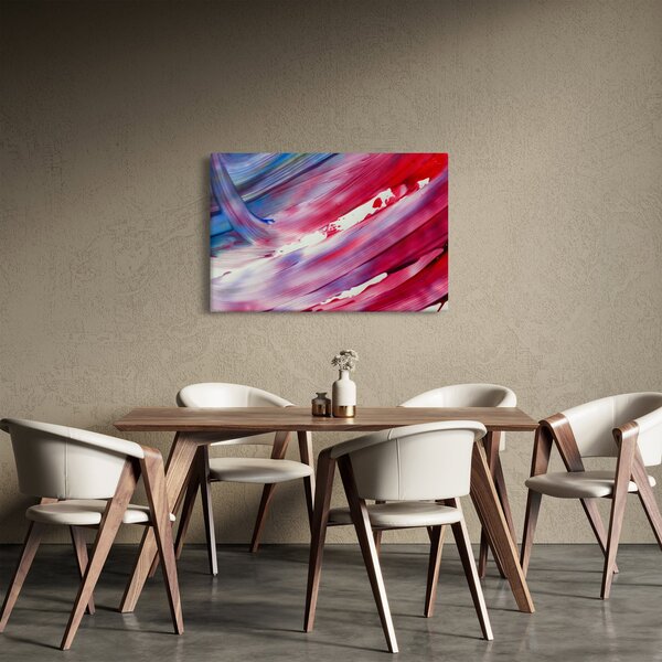 Slika - ružičasto-plava boja (90x60 cm)