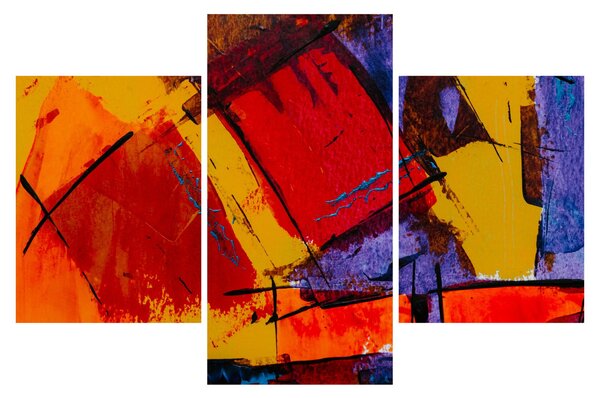 Slika apstrakcije (90x60 cm)