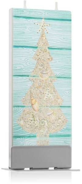 Flatyz Holiday Sand Christmas Tree on Driftwood ukrasna svijeća 6x15 cm