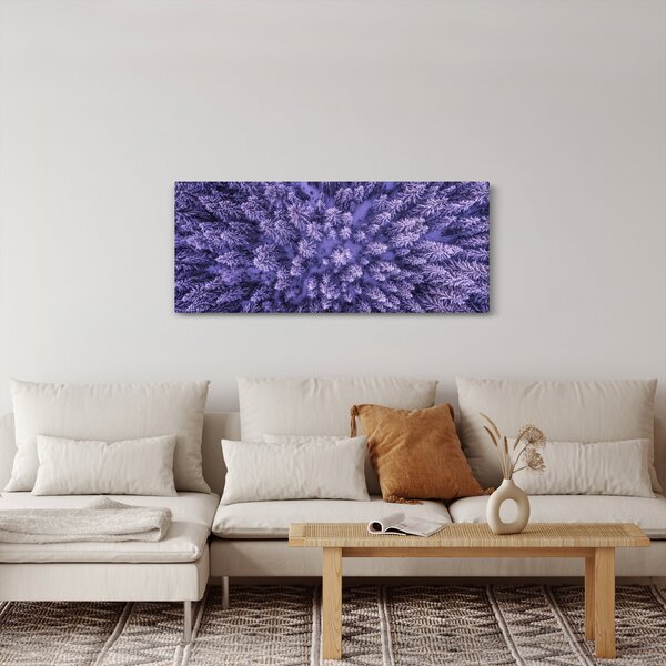 Slika snježnih stabala (120x50 cm)