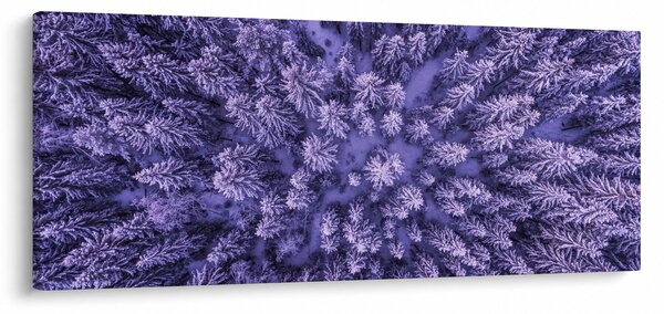 Slika snježnih stabala (120x50 cm)