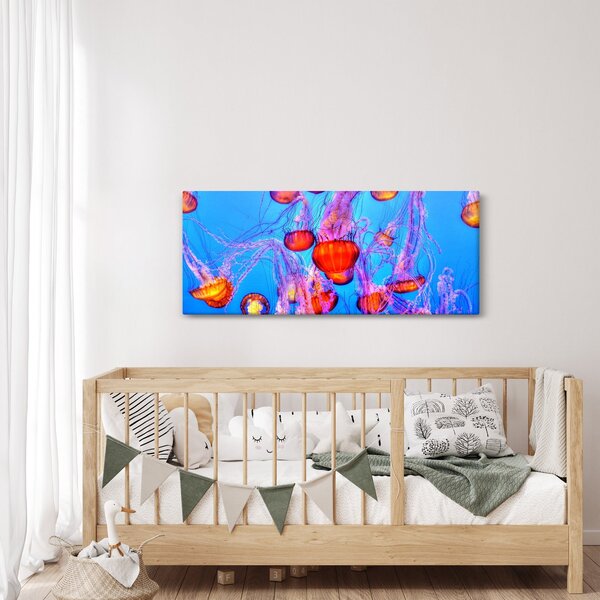Slika meduza u moru (120x50 cm)