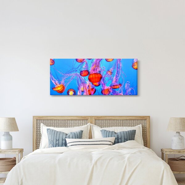 Slika meduza u moru (120x50 cm)