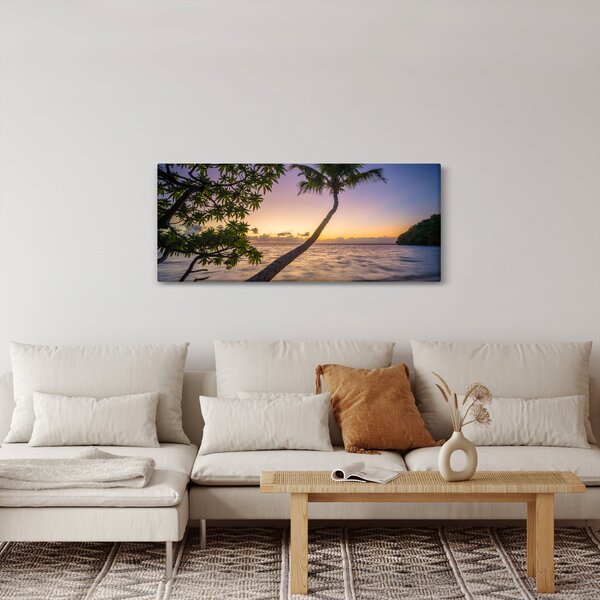 Slika palme na plaži (120x50 cm)