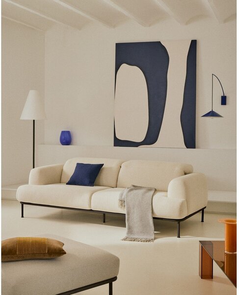 Bež sofa od šenila 234 cm Aurum – Kave Home