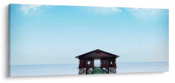 Slika kuće na moru (120x50 cm)