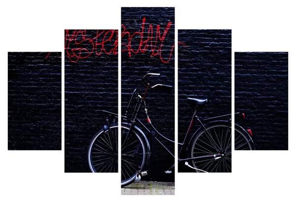 Slika bicikla u Amsterdamu (150x105 cm)