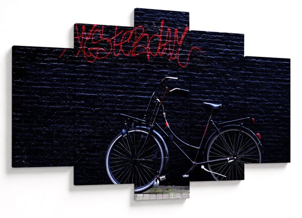 Slika bicikla u Amsterdamu (150x105 cm)