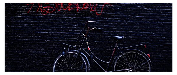 Slika bicikla u Amsterdamu (120x50 cm)
