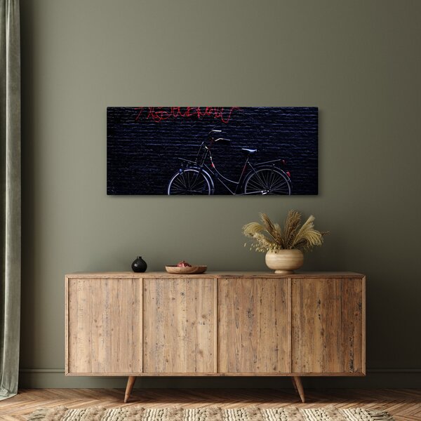 Slika bicikla u Amsterdamu (120x50 cm)