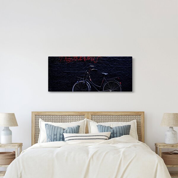Slika bicikla u Amsterdamu (120x50 cm)