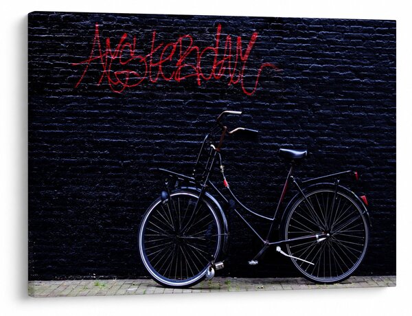 Slika bicikla u Amsterdamu (70x50 cm)