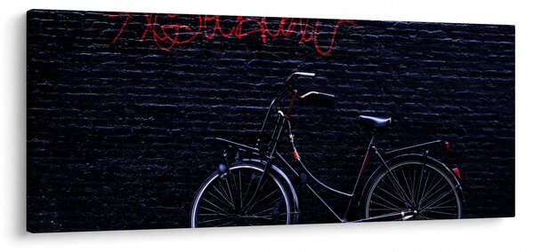 Slika bicikla u Amsterdamu (120x50 cm)