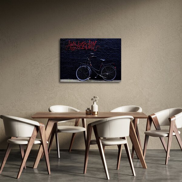 Slika bicikla u Amsterdamu (70x50 cm)