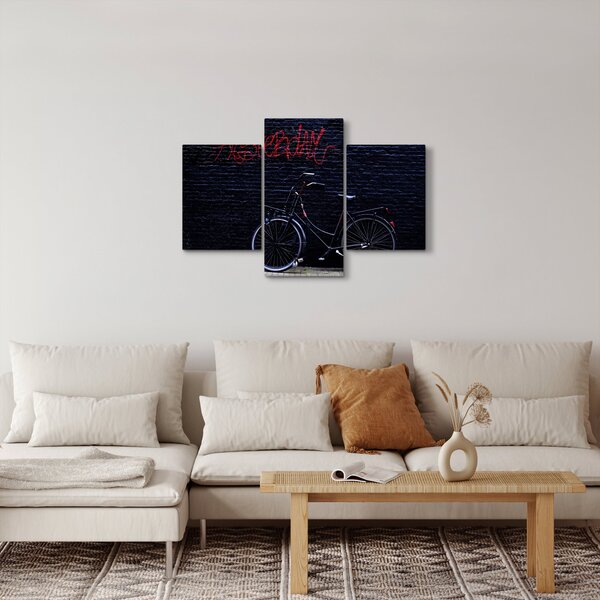Slika bicikla u Amsterdamu (90x60 cm)