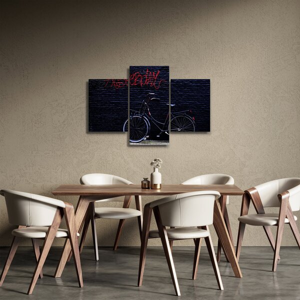 Slika bicikla u Amsterdamu (90x60 cm)