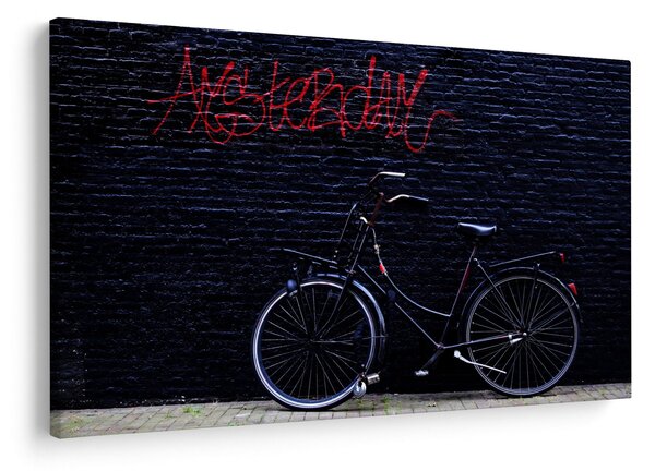Slika bicikla u Amsterdamu (90x60 cm)