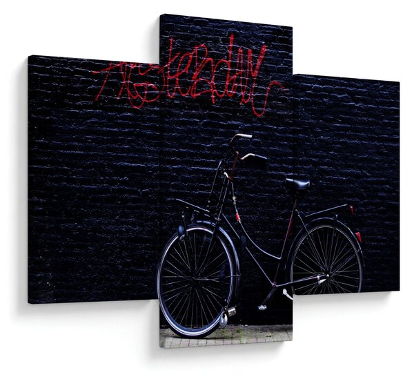 Slika bicikla u Amsterdamu (90x60 cm)