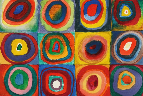 Poster Concentric Rings, Wassily Kandinsky