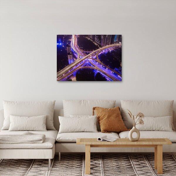 Slika velikog raskrižja noću (70x50 cm)