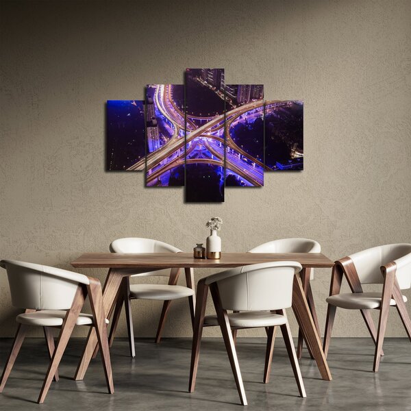 Slika velikog raskrižja noću (150x105 cm)