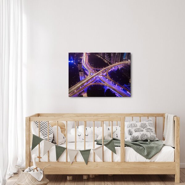 Slika velikog raskrižja noću (70x50 cm)