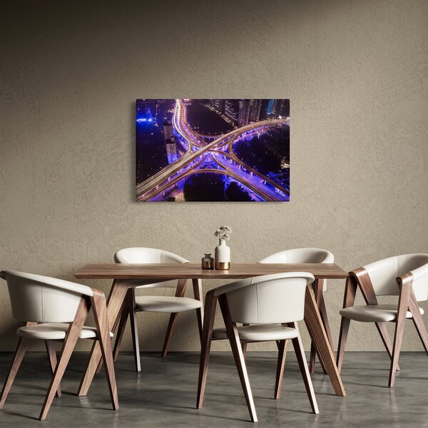 Slika velikog raskrižja noću (90x60 cm)
