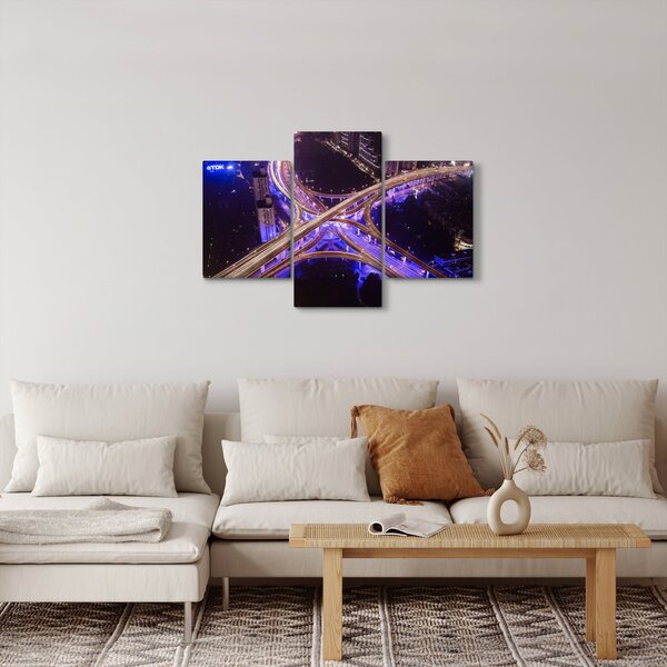 Slika velikog raskrižja noću (90x60 cm)