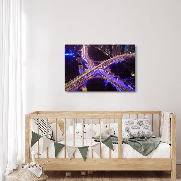 Slika velikog raskrižja noću (90x60 cm)