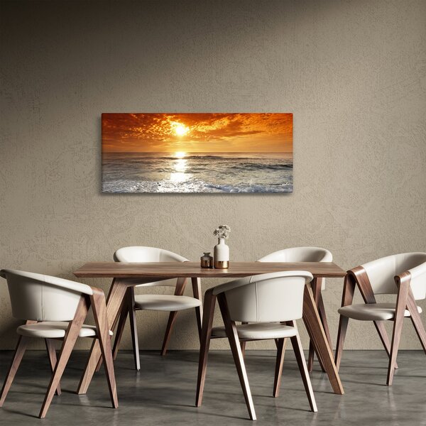 Slika zalaska sunca na Korzici (120x50 cm)