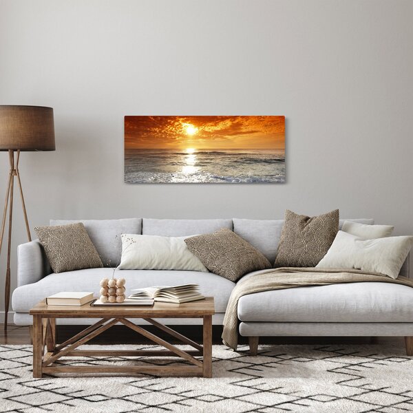 Slika zalaska sunca na Korzici (120x50 cm)