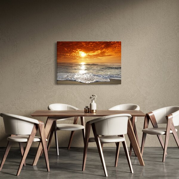 Slika zalaska sunca na Korzici (90x60 cm)