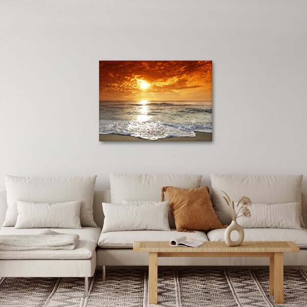 Slika zalaska sunca na Korzici (70x50 cm)