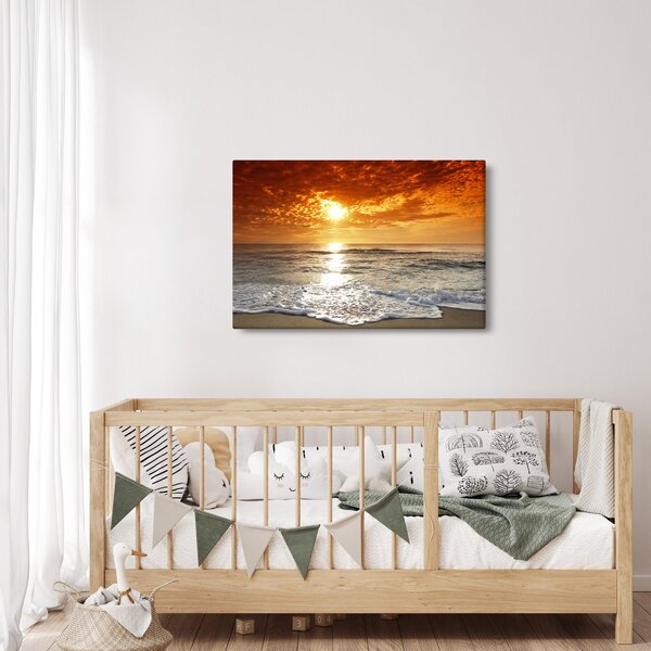 Slika zalaska sunca na Korzici (90x60 cm)
