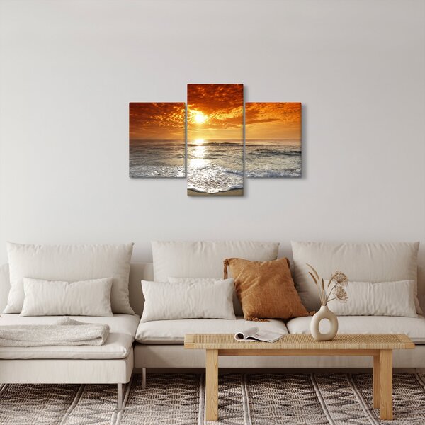 Slika zalaska sunca na Korzici (90x60 cm)