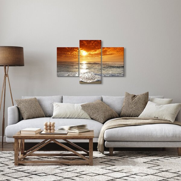 Slika zalaska sunca na Korzici (90x60 cm)