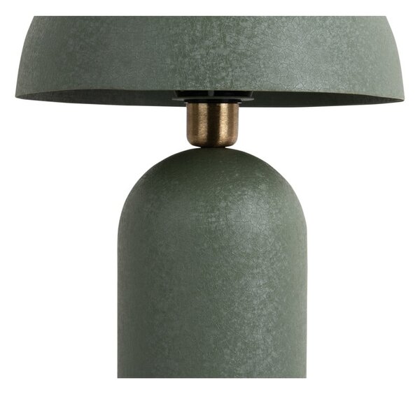 Zelena stolna lampa s metalnim sjenilom (visina 43 cm) Boaz – Leitmotiv