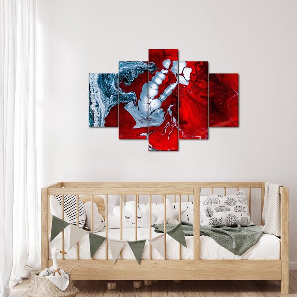 Slika apstraktnih mrlja (150x105 cm)