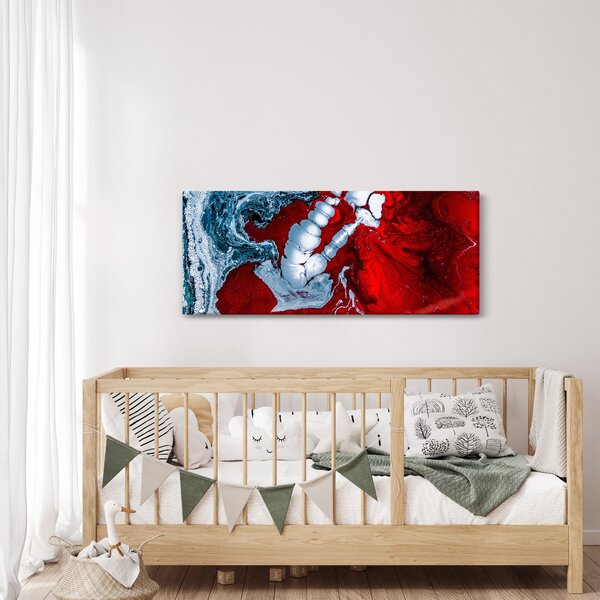 Slika apstraktnih mrlja (120x50 cm)