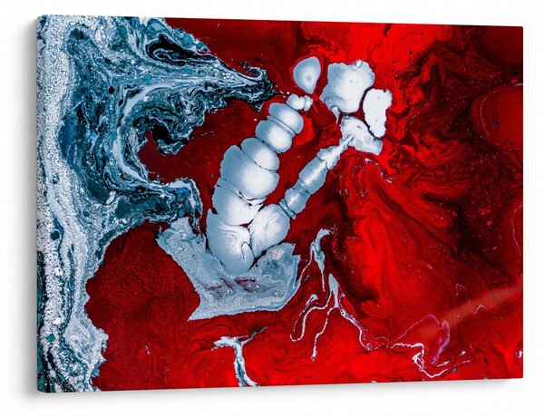 Slika apstraktnih mrlja (70x50 cm)