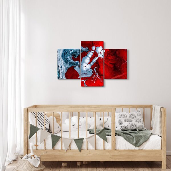 Slika apstraktnih mrlja (90x60 cm)
