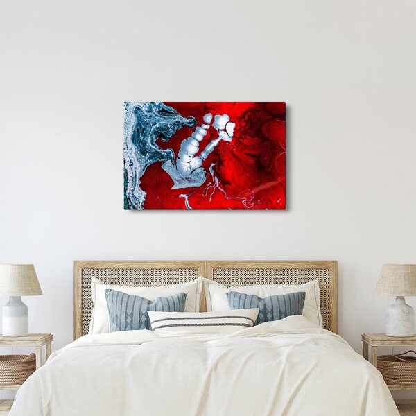 Slika apstraktnih mrlja (90x60 cm)