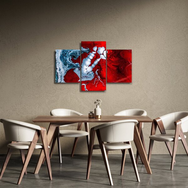 Slika apstraktnih mrlja (90x60 cm)