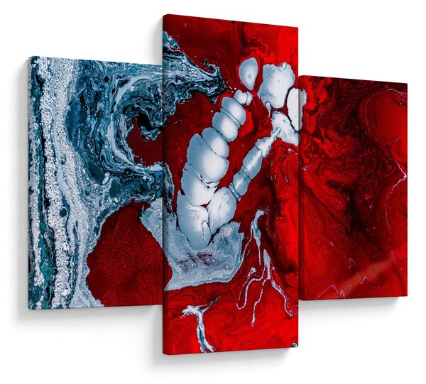 Slika apstraktnih mrlja (90x60 cm)