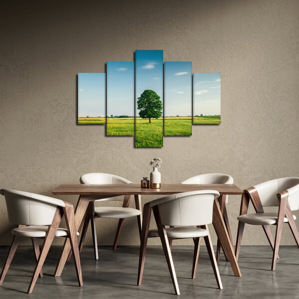 Slika drveta na livadi (150x105 cm)