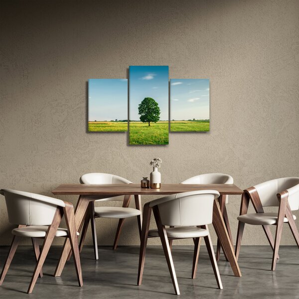Slika drveta na livadi (90x60 cm)