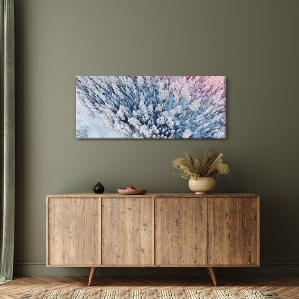 Slika snježnih stabala (120x50 cm)