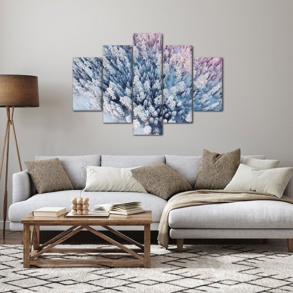 Slika snježnih stabala (150x105 cm)